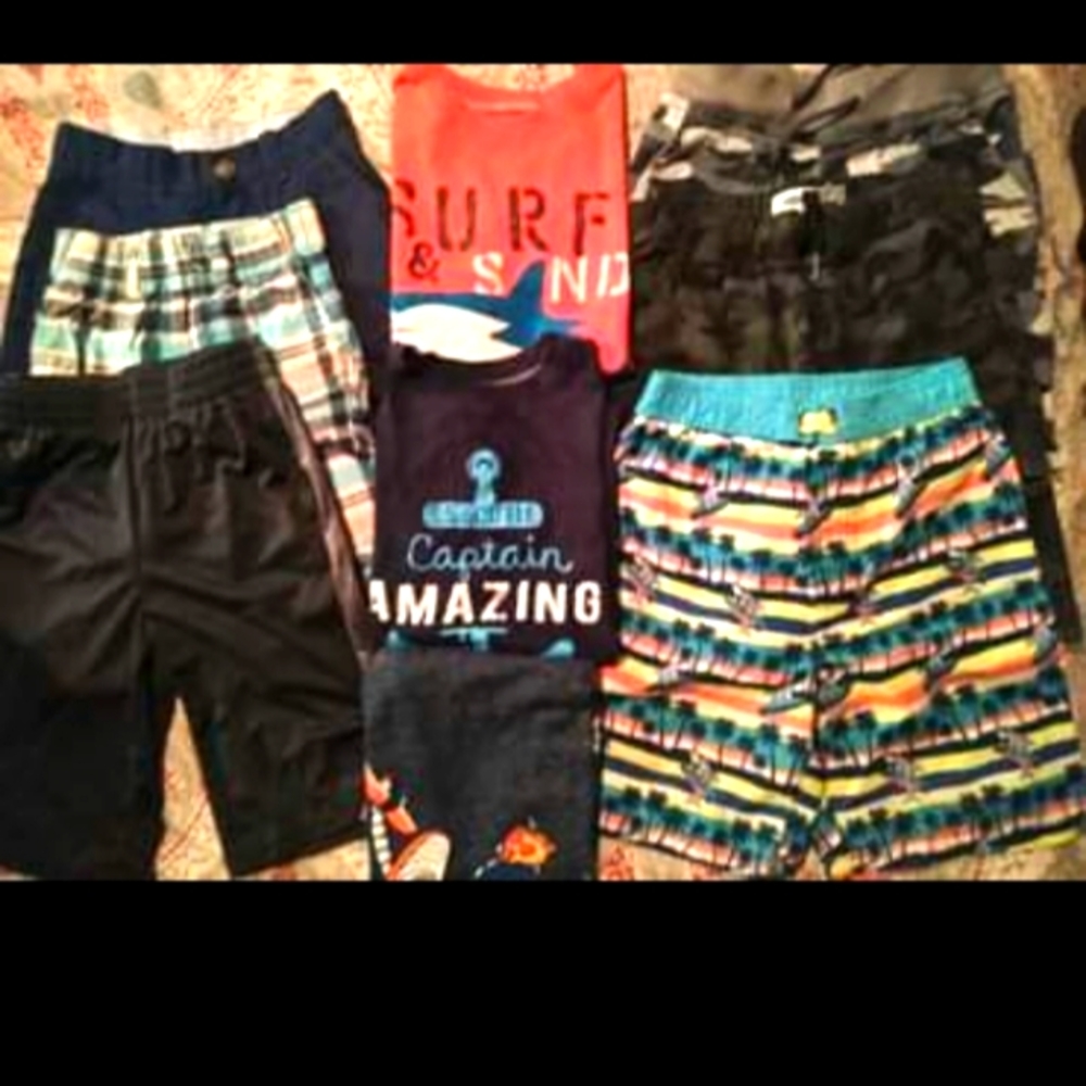 Boys size 6/7 summer outfits lot